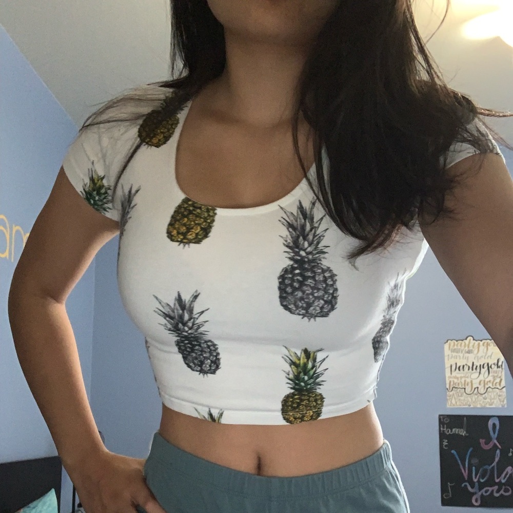 Pineapple Crop Top